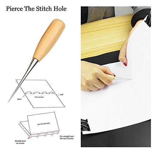 Book Binding Kits for Beginners,17 pcs Bookbinding Supplies,A Necessity