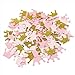 Mybbshower Paper Crown Confetti for Princess Birthday Party Table Scatter Baby Girl Shower Pink Gold Glitter Decorations Pack of 200