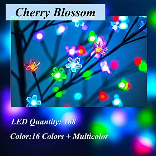 Color-Changing 6FT LED Cherry Tree Light for Indoor and Outdoor Decor