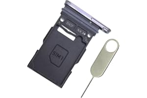 PHONSUN Replacement Sim Card Tray for Samsung Galaxy S25 S931U S931U1 / S25+ S25 Plus S936U S936U1 - USA Version with Stainless Steel Eject Pin (Silver Shadow)