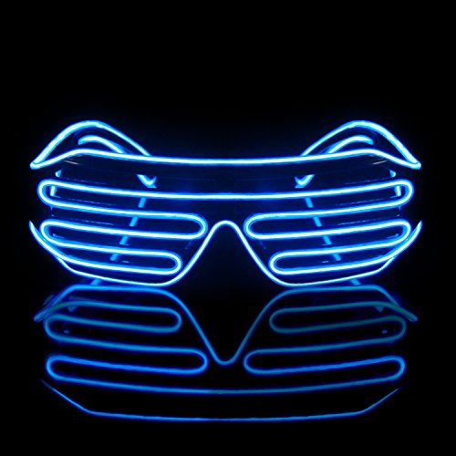 Led light up neon shutter party glasses for parties dec…