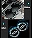 Auto Sport 2PCS LED Cup Holder Mat Pad Coaster with USB Rechargeable Interior Decoration Light fit Chrysler Accessory