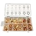 BaiFM Flat Ring Copper Washer Gasket Assortment Flat Metric Sealing Washers Set