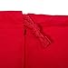 HBlife Personalized Santa Sack,Christmas Gift Bag Cotton Santa Bag with Drawstring Size 19.7 x27.6 Inch (Red)