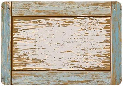 HoSayLike Vintage Style Wooden Poard House Entrance Floor Rug Non-Slip Foot Mat Outdoor Mat Soft Comfortable Water Absorbent Stylish Non-Slip Mat for Bedroom, Kitchen Door, d