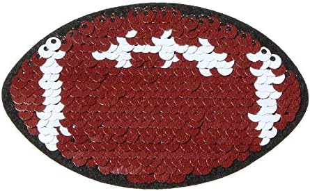 Amazon リバーシブル ラグビーボールワッペン ワッペン アップリケ 通販