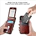 LuckyBaby Wallet Case for iPhone Xs (2018)/iPhone X (2017), Premium Leather Folio Flip iPhone X Wallet Case with Card Slots Shock-Absorbing Protective Case for iPhone X/iPhone Xs 5.8