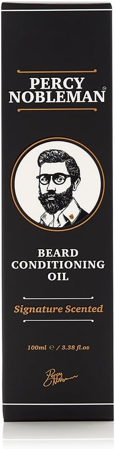 Percy Nobleman Beard Oil, 99% Naturally Derived Conditioning Oil with Signature Scent, Softens - Image 4