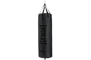 Everlast Elite Nevatear Heavy Bag - Dual-Hanging Strap System, Foam & Sand-Filled, Reinforced Straps - Ideal for Training, Bo