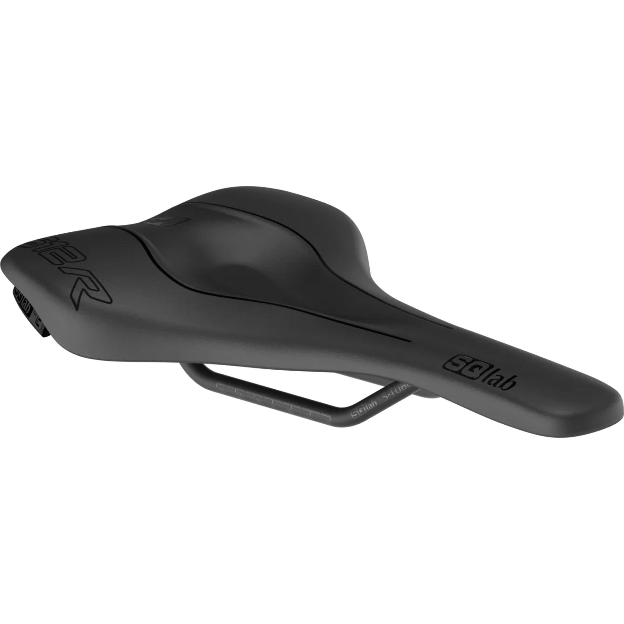 612 R Ergowave, Road & MTB Race Sqlab Bicycle Saddle, Unisex – Adults, Bicycle saddle., 2297, Black, 13 cm