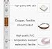 SuperonlineMall AC 110-120V Flexible Waterproof LED Strip Lights, 40m/131.2ft - RGB