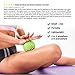 sport2people Rubber Yoga Massage Balls - Spiky and Lacrosse Balls to Improve Reflexology and Mobility - Deep Tissue Foot Massager, Trigger Point Roller for Myofascial Release and Plantar Fasciitis