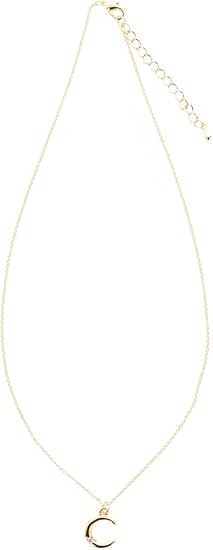 Amazon Co Jp アズールバイマウジー Azul By Moussy Azul By Moussy Moonモチーフシンプルショート ネックレス Free L Gld 服 ファッション小物