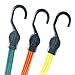 SMARTSTRAPS - 215 SmartStraps Bungee Cords (10pc Value Pack) â€“ Secure Luggage, Coolers and Other Light Loads for Transport â€“ Flat Strap Bungee Cords Distribute Load to Reduce Slipping