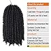 Beyond Beauty Crochet Hair - 90 Strands, 8 Inch Fluffy Spring Twists, Bomb Twist Braids for Black Women (#1)