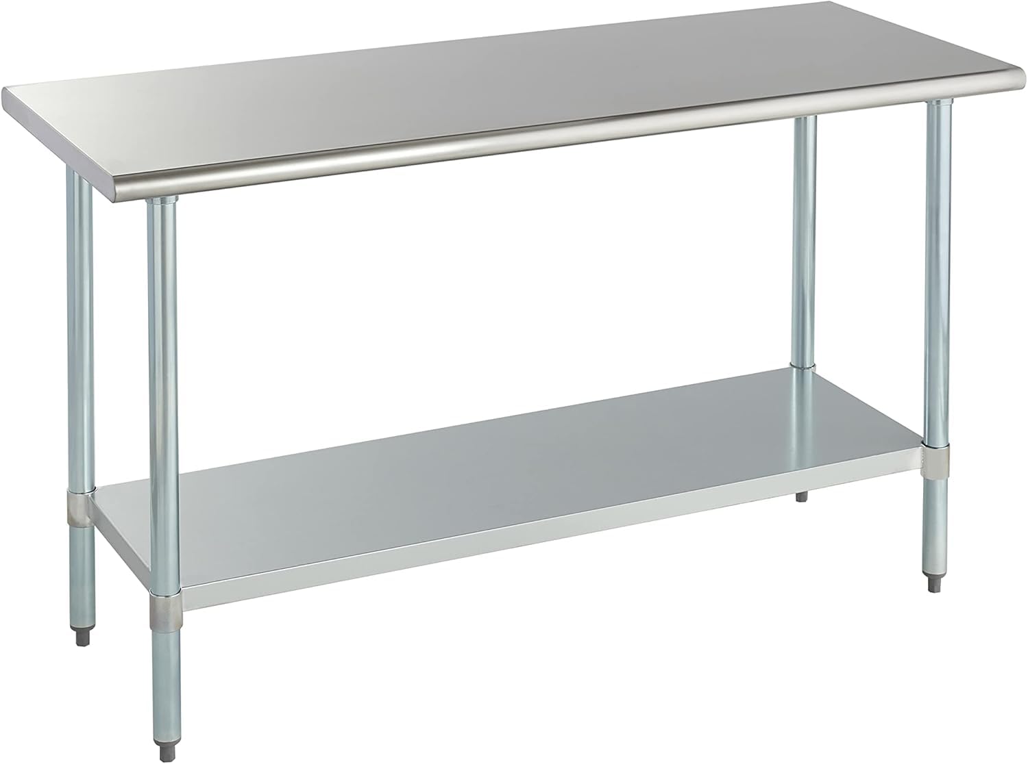 Photo 1 of ***(MISSING PARTS -SELLING AS IS) ***
ROCKPOINT Stainless Steel Table for Prep & Work 24x60 Inches, NSF Metal Commercial Kitchen Heavy Duty Table with Adjustable Under Shelf and Table Foot for Restaurant, Home and Hotel