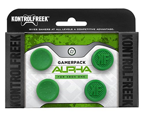 KontrolFreek GamerPack Alpha for Xbox One Controller | Performance Thumbsticks | 2 Low-Rise Concave, 2 Low-Rise | Green KontrolFreek GamerPack Alpha for Xbox One Controller | Performance Thumbsticks | 2 Low-Rise Concave, 2 Low-Rise | Green