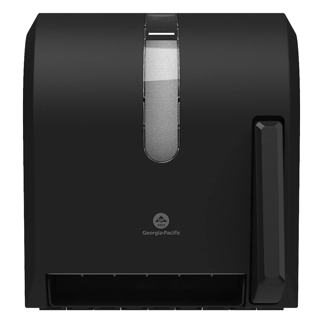 Photo 1 of Georgia-Pacific Push Paddle Roll Paper Towel Dispenser by GP PRO, 54338A, Black