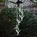 Chasgo Solar Hummingbird Wind Chime Color Changing Solar Mobile Wind Chime Outdoor Mobile Hanging Patio Light