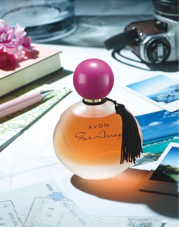 AVON Far Away Eau de Parfum Spray for Women, 1.7 fl. oz. – Clean Fragrance | Far Away Signature Scent | Floral & Spicy Blend Far Away Perfume | Far Away Perfume for Women
