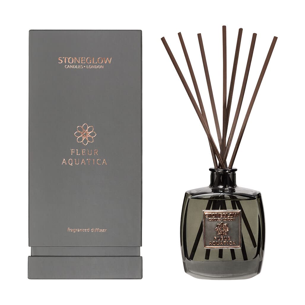 Stoneglow Metallique "Fleur Aquatica" Reed Diffuser