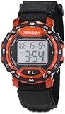 Armitron Sport Men's 40/8291RED Black Velcro Strap Round Red Digital Chronograph Watch