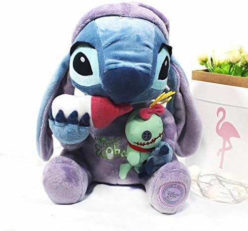 PAPRING Lilo Stitch Plush 9 inch Scrump Disney Movie Big Toy Large Stuffed Toys Gift Collectable Christmas Halloween Birthday Gifts Cute Doll Animal Collectibles New Decoration Collectible for Kids