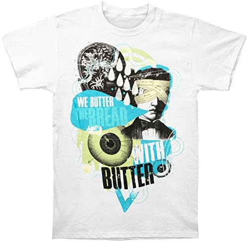 We Butter The Bread With Butter Men's Vision Disorder T-shirt X-Large White