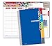Dated Middle School or High School Student Planner for Academic Year 2017-2018 (Matrix Style - 5.5