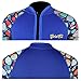 Kids Wetsuit Shorty Thermal Swimsuit, 2mm Neoprene Wetsuit One Piece Front Zip for Boys Toddler Youth Swimming Surfing Diving Snorkeling, SS005 (Blue, 4)