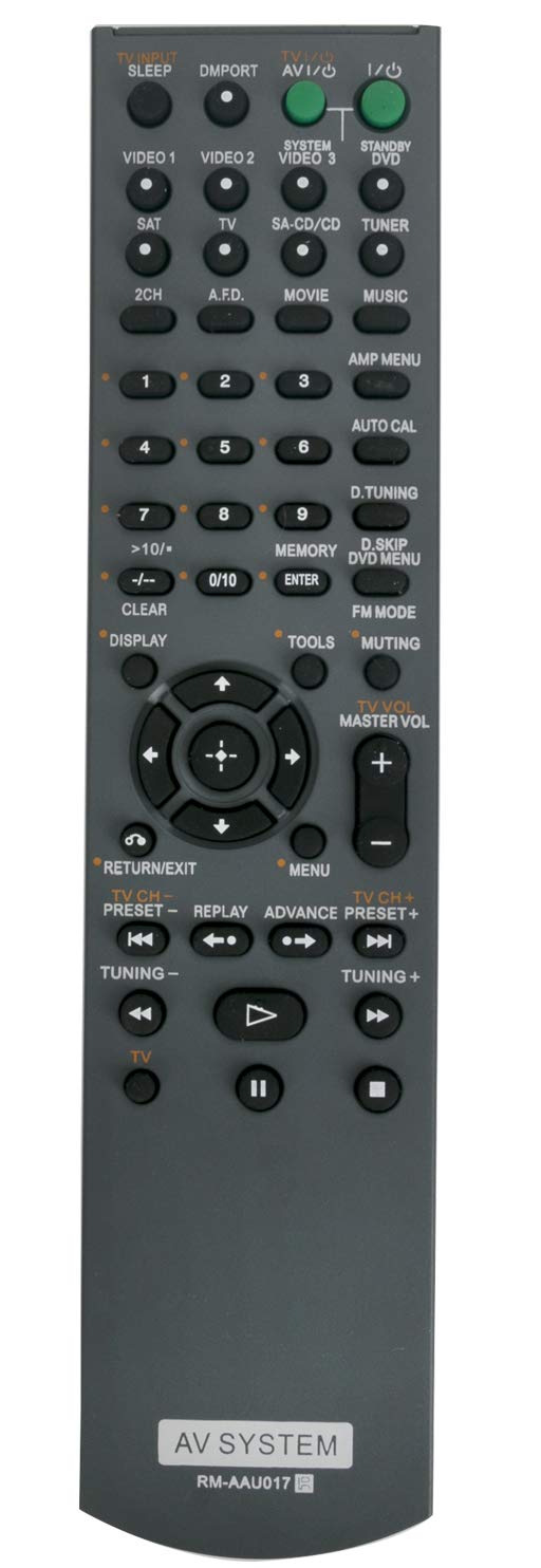 ALLIMITY RM-AAU017 Remote Control Replaced for Sony AV System HCD-HDX277WC HCD-HDX576WF HCD-HDZ278 HCD-HDZ273