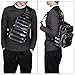 G4Free Outdoor Tactical Sling Backpack, Military Sport Daypack Shoulder One Strap Small Backpack for Camping, Hiking, Trekking, Rover Molle Chest Pack(Pythons Grain Black)