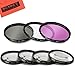 67mm Multi-Coated 7 Piece Filter Set Includes 3 PC Filter Kit (UV-CPL-FLD-) and 4 PC Close Up Filter Set (+1+2+4+10) for Nikon CoolPix P900, P950 Digital Camera