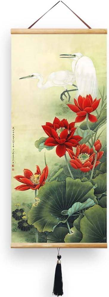 Paintings - EAPEY Japanese Scroll Wall Art Chinese Scroll Wall Hanging Art Hanging Japanese Scroll Asian Scroll Wall Art Japanese Wall Scroll Decor Living Room