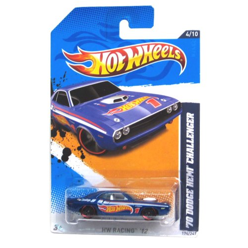 2012 Hot Wheels HW Racing '70 Dodge Hemi Challenger #174/247