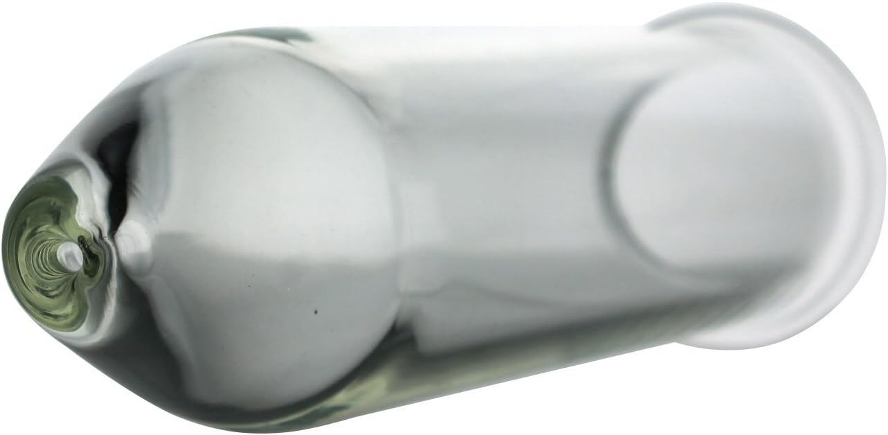 Extraction Proz 50-EXT-12 Glass Extractor Extraction Filter Tube 12" Long 50mm Diameter Clear with Stainless Steel Clamp