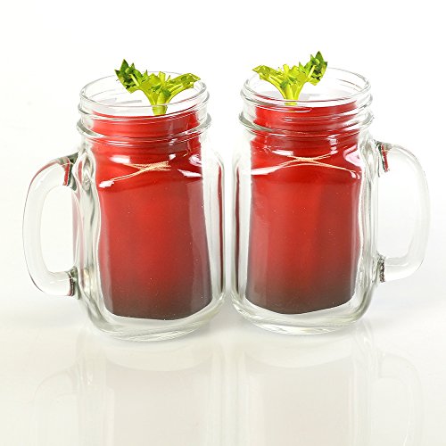 Create Your Own Bloody Mary Gift Set Two Mason Jars with Handles