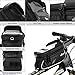 WOTOW Bicycle Phone Mount Bags, Waterproof Bike Front Frame Top Tube Handlebar MTB Cycling Bag with TPU Touch Screen Cell Phone Holder, Fits for iphone7 8 Plus/XR/Xs Max Samsung Huawei Up to 6.6″thumb 3