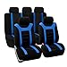 FH Group Sports Seat Covers Full Set with Gift – Universal Fit for Cars Trucks & SUVs (Blue) FB070115