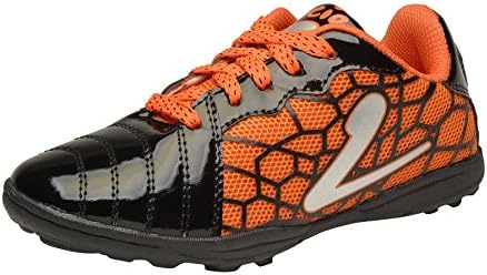Larcia Kids Ground Soccer Shoes | Little Boys & Girls Cleats - Orange