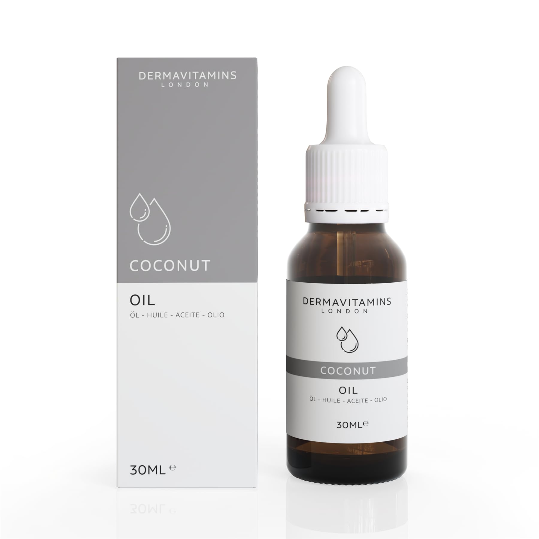 Dermavitamins 100% Pure Coconut Oil - 30ml — image 1