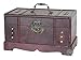 Vintiquewise(TM) Antique Old Wooden Trunk/Treasure Chest, Set of 2