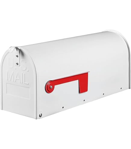 Amazon.com: Solar Group PL10W Plastic Rural White Mailbox : Tools