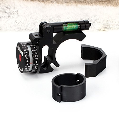 ohhunt High Accuracy Angle Cosine Indicator Kit and Bubble Level Fit 1 inch 30mm Tube Rifle Scope Mounts light weight made of aluminum