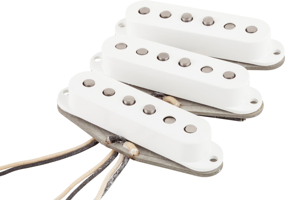 Fender Custom Shop '69 Stratocaster Pickup Set - White — image 1