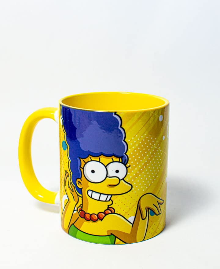 TusPersonalizables.com Marge Simpson Simpsons Mug - 11 oz White Ceramic Coffee Mug