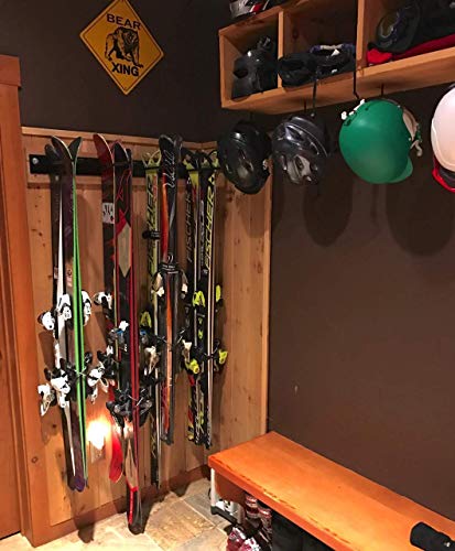Hi-Port 2 | Ski & Snowboard Adjustable Ceiling Storage Rack | Double