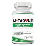 Mitadone A|S|M Anxiety,Stress Relief & Mood Support.All Natural Formula to Support Mental Wellness, 90 Capsules