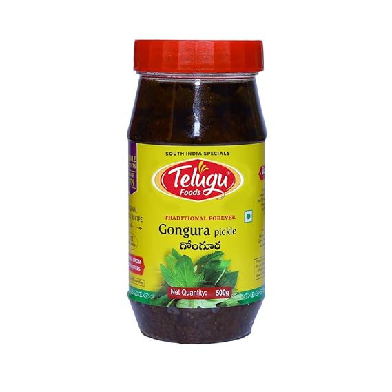 Telugu Foods Gongura Pickle(500gms)