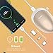 PISEN Rechargeable 2-in-1 Hand Warmer & Power Bank with 7500mAh Capacity and Two Heated Sides Ideal for Winter Sports, Cold Days, Outdoor Activities and More